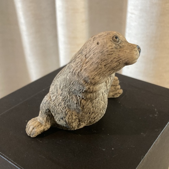 Vintage Cast Resin Seal Figurine - Picture 2 of 5